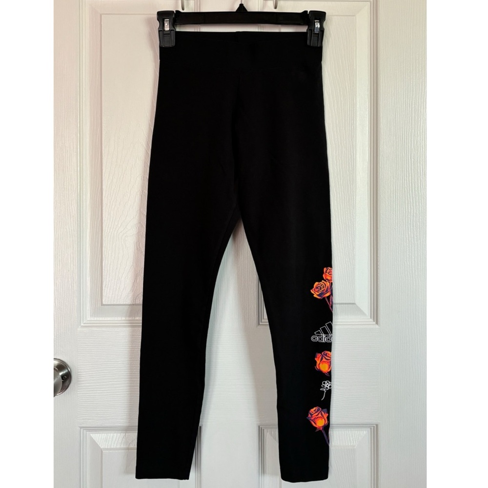 adidas Rose Graphic Cotton Leggings